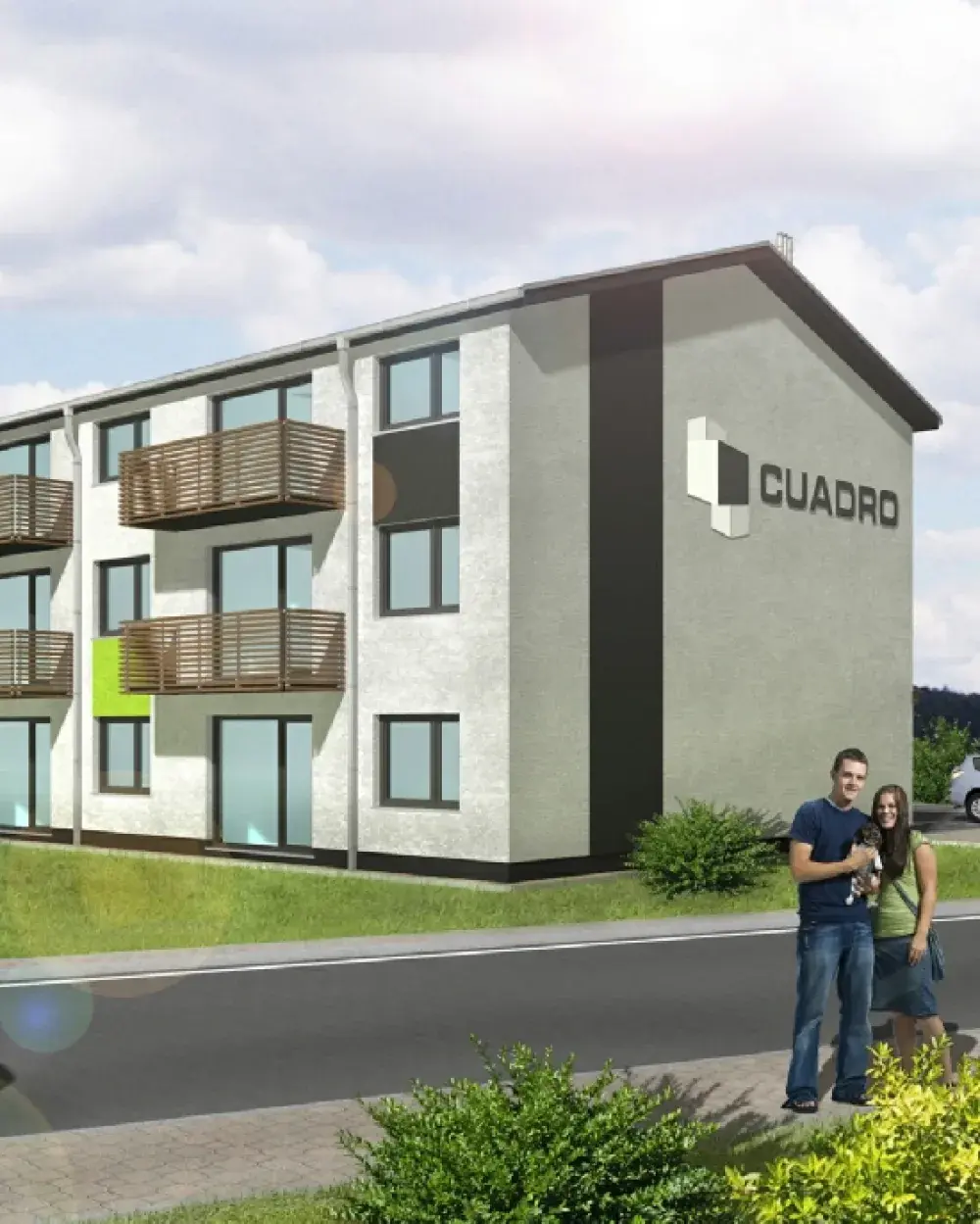 Bytový komplex CUADRO, vizualizácie