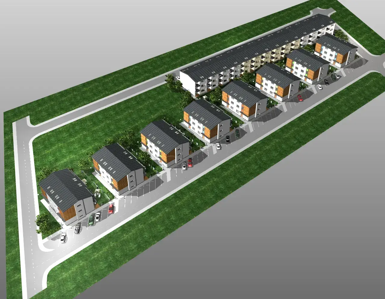 Bytový komplex CUADRO, realizácia