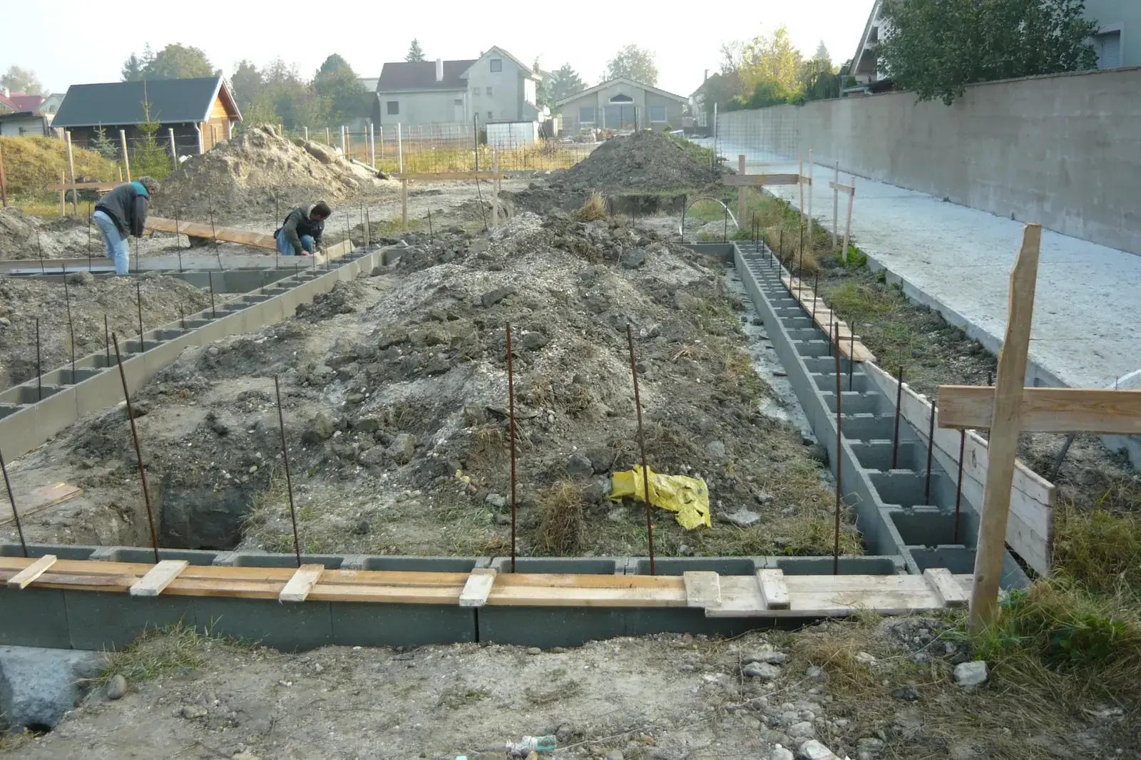 Rodinný dom Bernolákovo, stavebná činnosť