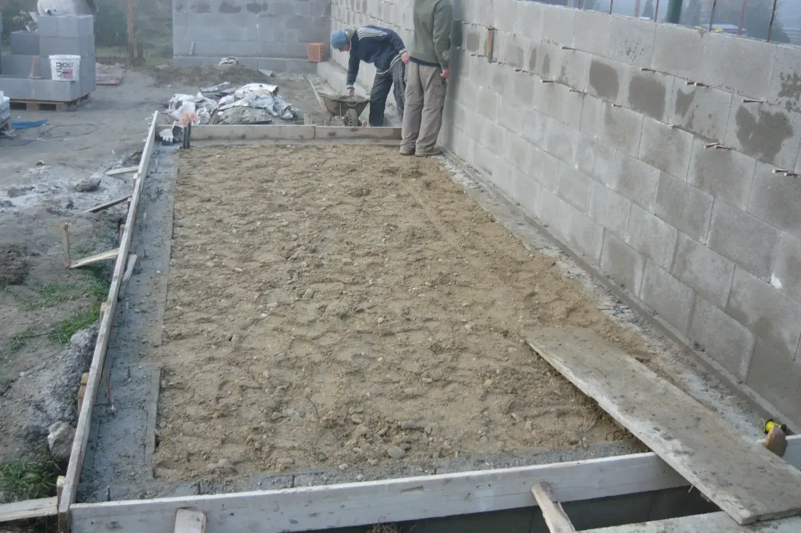 Rodinný dom Bernolákovo, stavebná činnosť