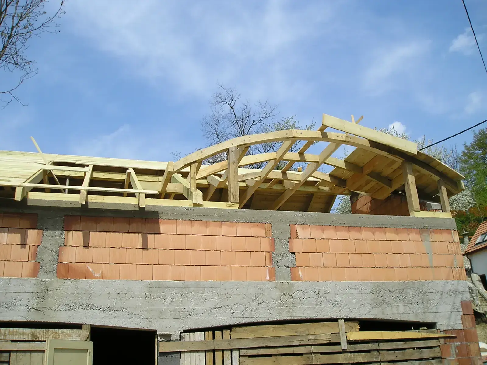 Villa Rut s garážou, stavebná činnosť