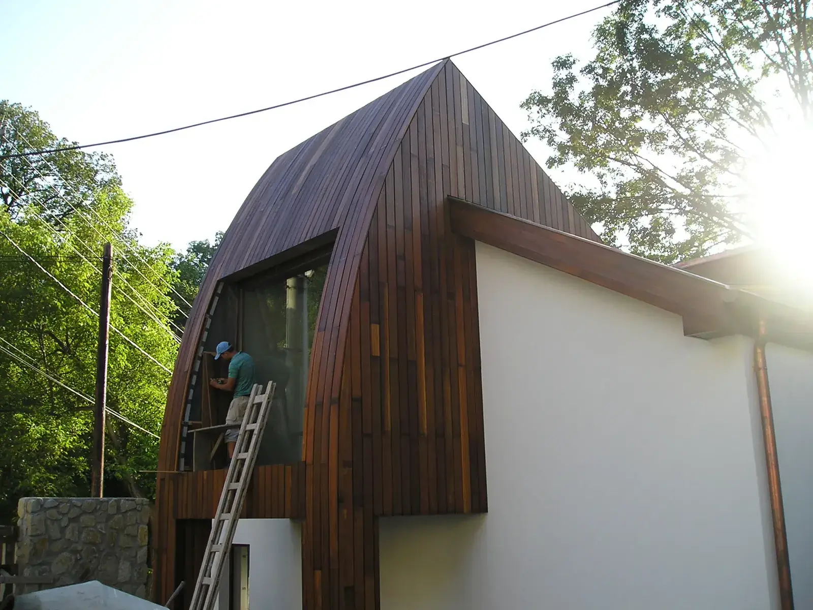 Villa Rut s garážou, stavebná činnosť