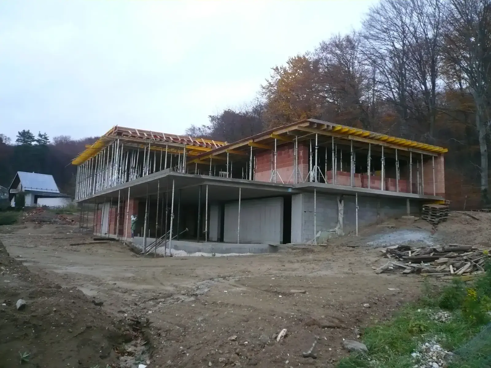 Villa Sali, stavebná činnosť
